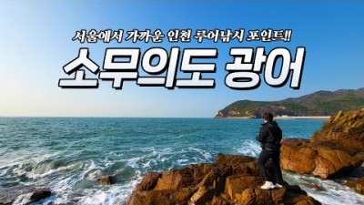 인천 소무의도 워킹 광어 루어낚시 포인트 서울근교 바다낚시포인트 가볼만한곳 추천
